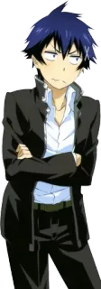 NISEKOI @animestickerchannel whatsapp stickers