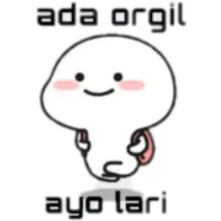 🏃‍♀️ ada orgil
ayo lari cartoon, sticker, indonesian, cute telegram sticker