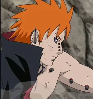 🤜 Pain Naruto Anime, Naruto, Pain, Karakter, Manga telegram sticker