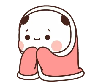 🙂 милый, каваи, мультик, очаровательный, персонаж, розовый, покрытый telegram sticker
