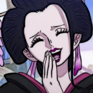📜 Komurasaki One Piece 动漫, 漫画, 海贼王, 小紫, 角色, 女性, 艺妓 telegram sticker