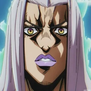 🔊 Abbacchio JoJo's Bizarre Adventure Anime, Jojo, Abbacchio, Charakter, Cartoon whatsapp sticker