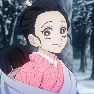 ⛓ Nezuko Kamado Demon Slayer Anime, Demon Slayer, Nezuko Kamado, imut, Manga, Jepang telegram sticker