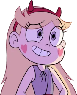 😁 Star Butterfly Star vs. the Forces of Evil การ์ตูน, น่ารัก, ตัวละคร, เวทมนตร์, เจ้าหญิง telegram sticker