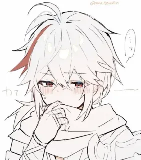 🌟 Kaedehara Kazuha Genshin Impact ... Anime, Genshin Impact, Kazuha, Fanart, Kawaii telegram sticker