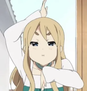 😶 Anime, Garota, Fofa, Desenho animado, Personagem, Animação telegram sticker