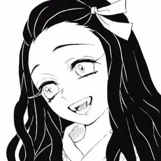 🌺 Nezuko Kamado Demon Slayer アニメ, 鬼滅の刃, 禰豆子, 竈門禰豆子, マンガ, キャラクター, 可愛い telegram sticker