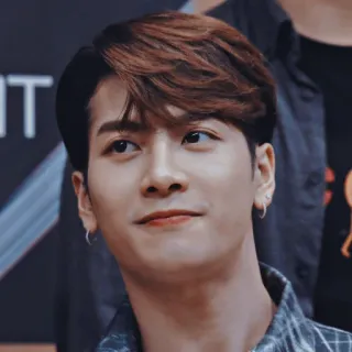 😌 Jackson Wang Jackson Wang, K-pop, GOT7, cantor, celebridade, ídolo whatsapp sticker