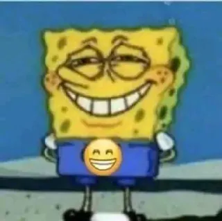 😁 SpongeBob SquarePants telegram sticker