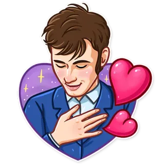 🥰 David Tennant Doctor Who doctor, who, david, tennant, heart, love telegram sticker