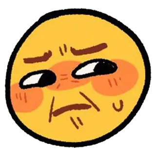 👀 Emoji, Cara, Amarillo, Expresión telegram sticker