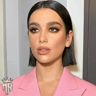 🍓 woman, portrait, celebrity, model, dua lipa telegram sticker