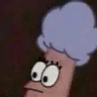 😳 Patrick Star Spongebob Squarepants патрик, спанч боб, мультфильм, анимация telegram sticker