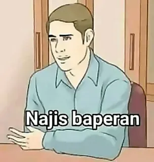 😒 Najis baperan telegram sticker