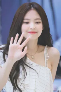 🤗 woman, person, portrait, necklace, jewelry, korean telegram sticker