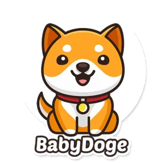 🐶 BabyDoge dog, pet, animal, crypto, babydoge, meme coin, cryptocurrency telegram sticker