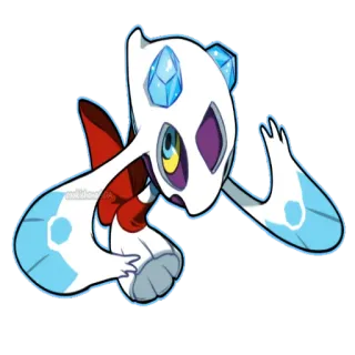 Ghost/Dark Pokémon by @NamelessOcculto telegram stickers