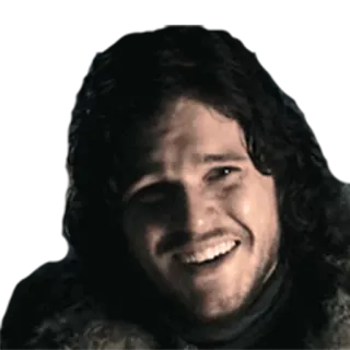 😂 Jon Snow Game of Thrones Jon Snow, Game of Thrones, Kit Harington, Sorrisetto, L'inverno sta arrivando telegram sticker