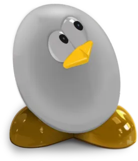 🤔 penguin, animal, cartoon, cute, whimsical, character telegram sticker