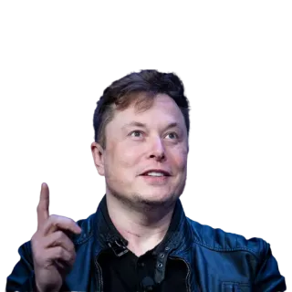 ☝️ Elon Musk elon musk, tecnologia, empresário, empreendedor telegram sticker
