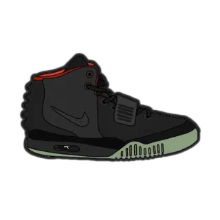 👟 sepatu kets, sepatu, alas kaki, mode, gaya, sneakers telegram sticker