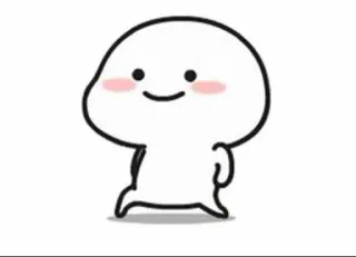 🚶‍♀ kartun, imut, berjalan, gumpalan, karakter whatsapp sticker