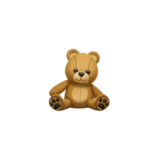 ❤️ teddy bear, toy, stuffed animal, cute, emoji telegram sticker
