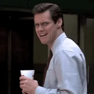 🌧 Jim Carrey 짐 캐리, 배우, 유명인, 웃긴 표정, 초상화 telegram sticker