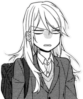 😨 Anime, Manga, Personaggio, Espressione, Ritratto, Opera d'arte telegram sticker