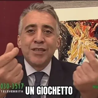 🪀 UN GIOCHETTO Итальянский, ТВ, Распродажа telegram sticker
