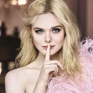 🤫 frau, finger an lippen, ruhe, psst, blond, mode whatsapp sticker