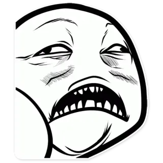 😩 meme, face, reaction, internet, funny, expression telegram sticker