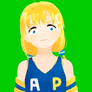 😟 Аниме, Черлидер, Школа, Форма, Персонаж, Мультфильм telegram sticker