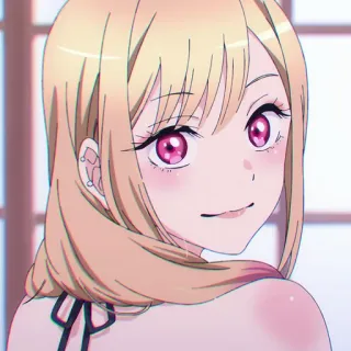 😌 Marin Kitagawa My Dress-Up Darling Anime, Mangá, Personagem, Cosplay, Marin Kitagawa, My Dress-Up Darling telegram sticker