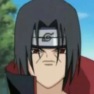 🤨 Itachi Uchiha Naruto อนิเมะ, มังงะ, นารูโตะ, อิทาจิ อุจิวะ, นินจา telegram sticker