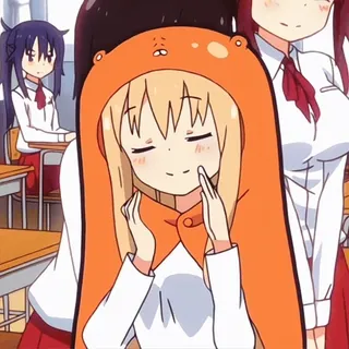 ❤️ Umaru Doma Himouto! Umaru-chan telegram sticker