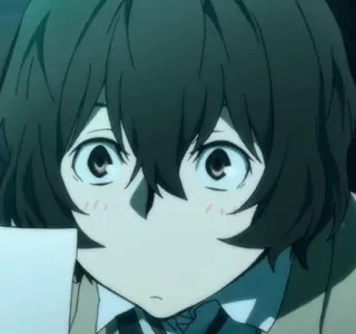 😶 anime, personagem, olhos, retrato telegram sticker