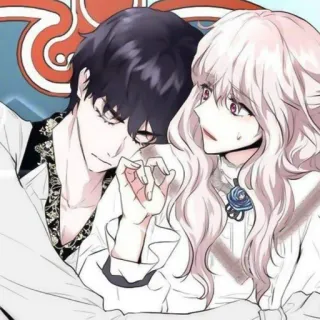 🥡 Manhwa, Casal, Romance, Amor, Anime, Mangá telegram sticker