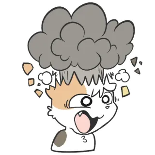 🤯 cat whatsapp sticker
