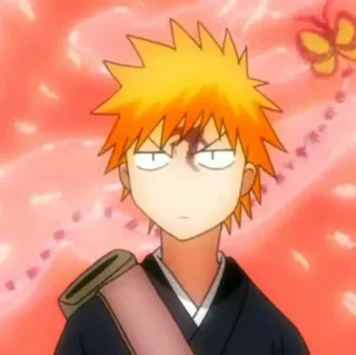 💈 Ichigo Kurosaki Bleach Anime, Manga, Ichigo, Bleach, Lustig, Charakter, Kurosaki whatsapp sticker