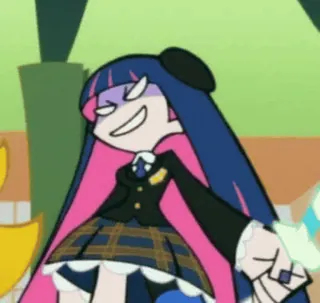💗 Stocking Anarchy Panty & Stocking with Garterbelt Anime, Stocking Anarchy, Cartoon, Charakter telegram sticker