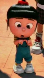 🥰 Agnes Despicable Me cartoon, girl, cute, character, animation, despicable me, agnes telegram sticker