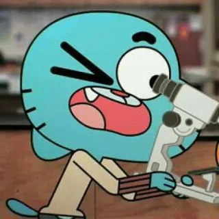 🎒 Gumball The Amazing World of Gumball Cartoon, Gumball, The Amazing World of Gumball, Katze, lustig, animiert whatsapp sticker