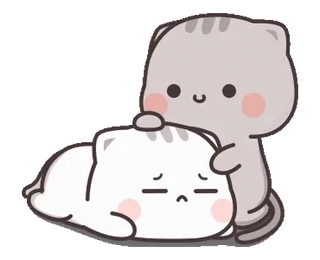 🥰 gato, fofo, animal, amizade, adorável, kawaii telegram sticker