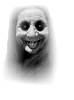😄 effrayant, horreur, peur, visage, sombre, maléfique telegram sticker