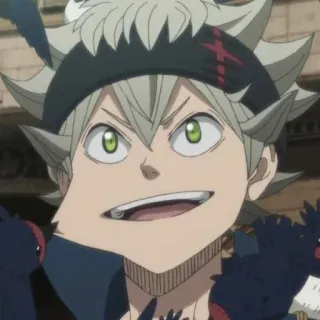 🍓 Asta Black Clover Anime, Manga, Asta, Black Clover, Personaje, Fantasía telegram sticker