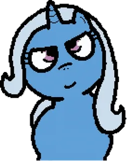 😏 pony, cartone animato, animale, unicorno, disegno, carino telegram sticker