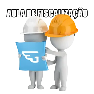 ☹️ AULA DE FISCALIZAÇÃO inspección, construcción, trabajadores, seguridad, cascos, infraestructura telegram sticker