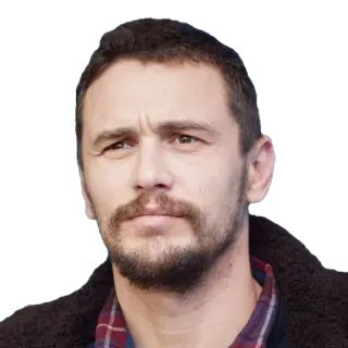 😐 James Franco James Franco, actor, celebridad, persona, hombre whatsapp sticker