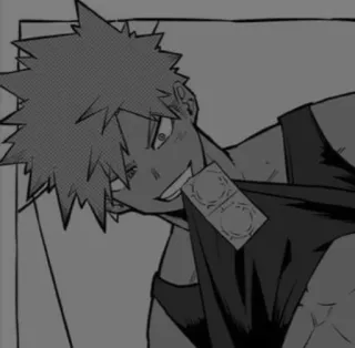 💫 Katsuki Bakugo My Hero Academia Anime, Manga, Junge, Kondom telegram sticker